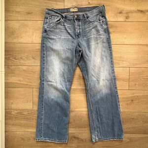 BKE Tyler Regular Fit Mens Blue Jeans Medium Wash Button Fly 38x31 KXBK4020R